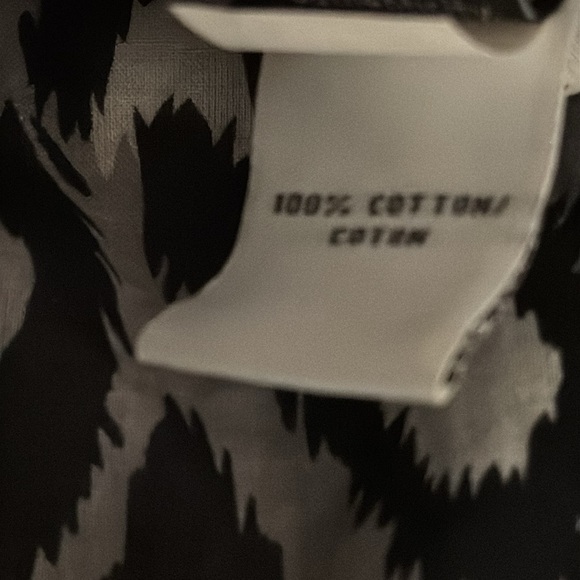 Diane Von Furstenberg Black White Swim Coverup V-Neck‎ Sporty Kleio Size M DVF - Picture 12 of 12